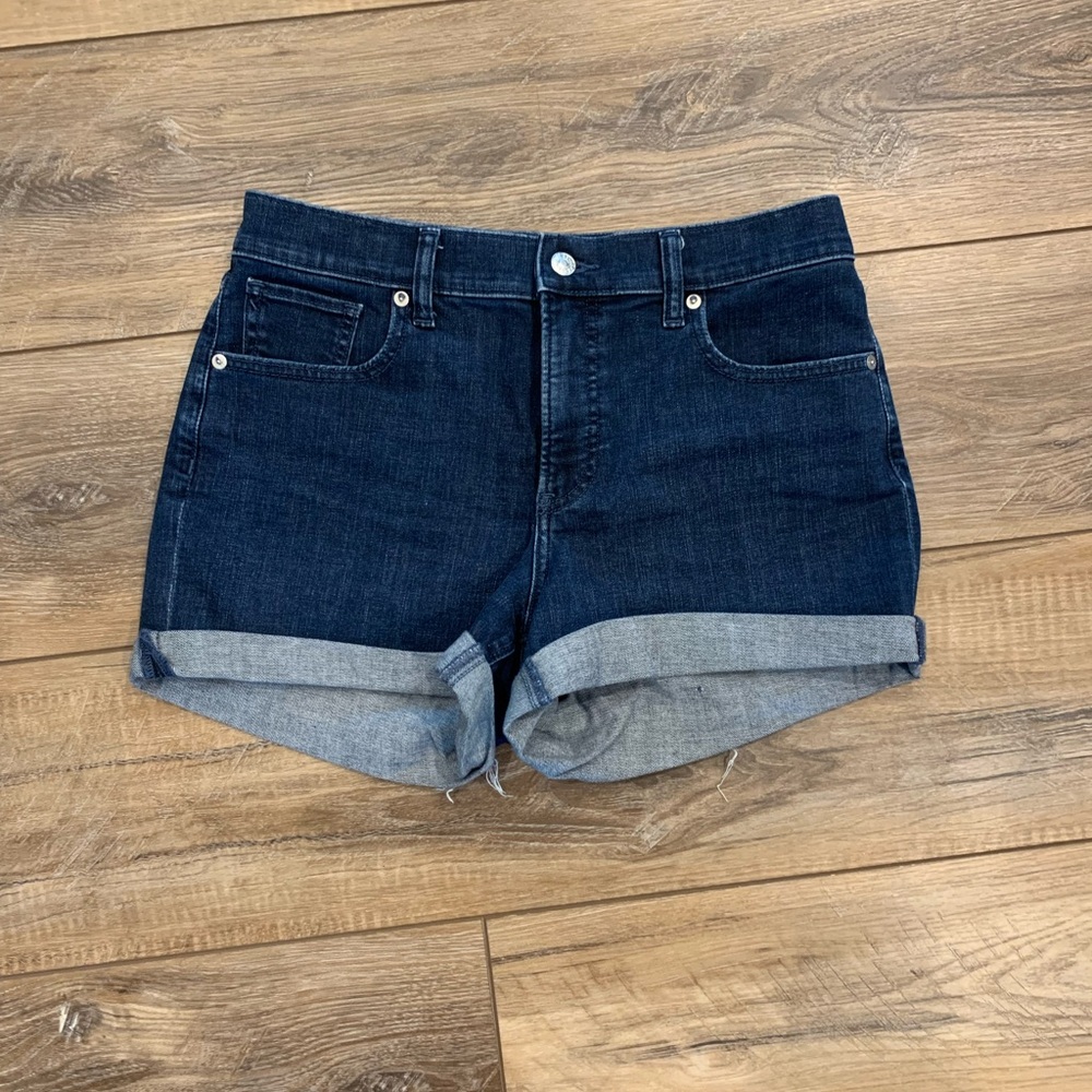 Express Mid Rise Jean Shorts
